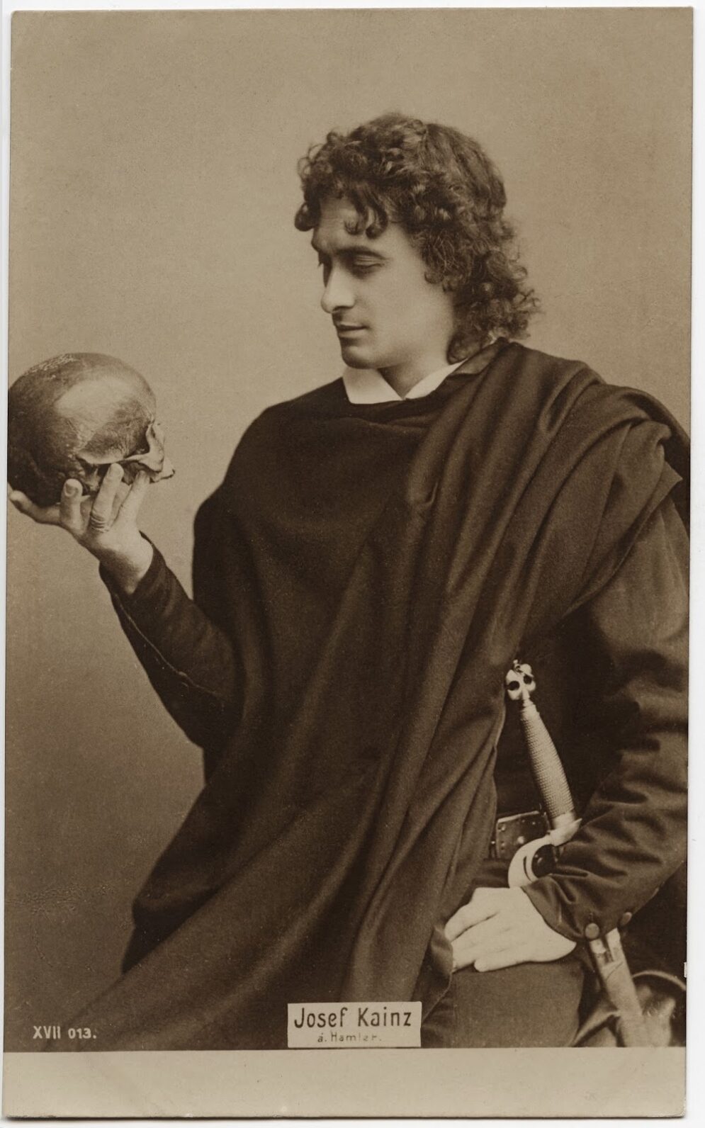 04 Josef Kainz als Hamlet Foto um 1891